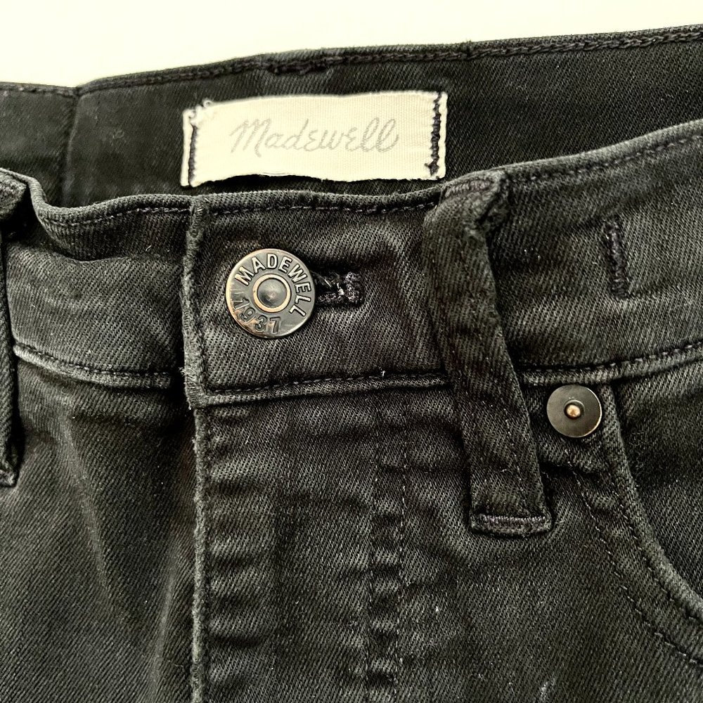 Madewell high rise skini skini black jeans 25 - Picture 9 of 11